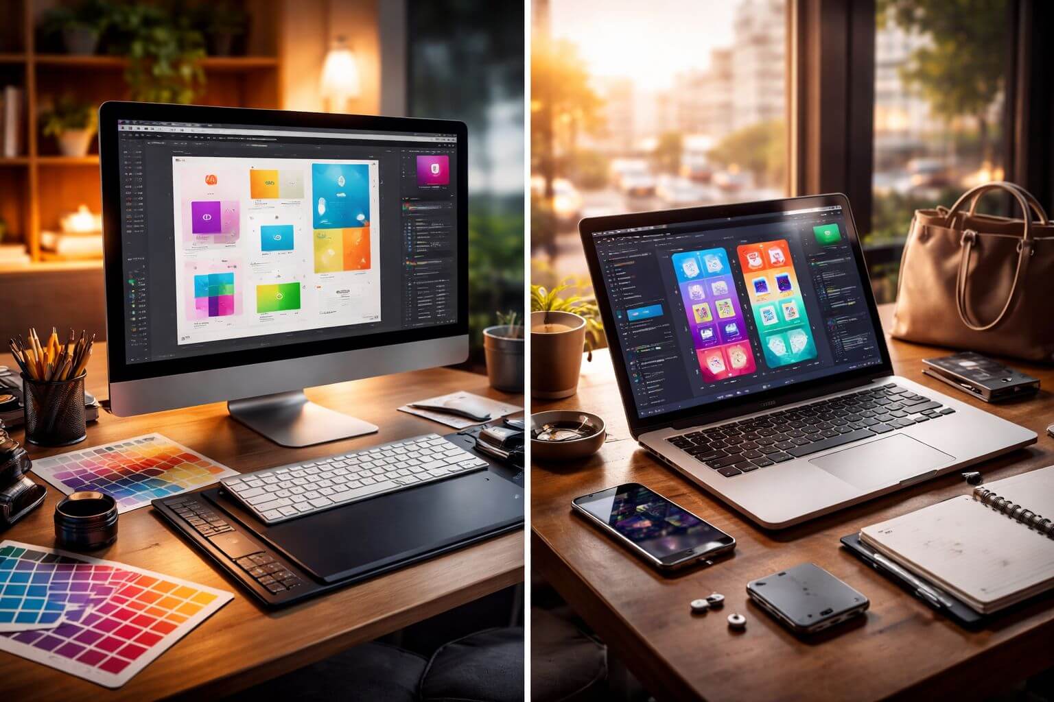 מחשב למעצב גרפי לעבודה יומיומית: מה באמת חשוב כדי לעבוד חלק עם תוכנות אדובי ותיק עבודות מקצועי