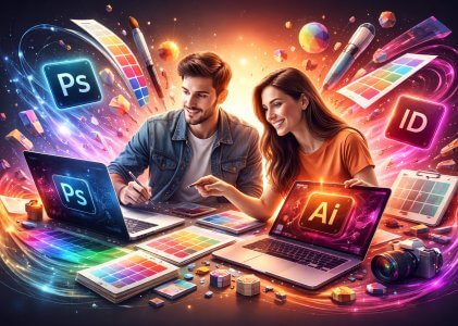 נמאס לך להתבלבל בין פוטושופ, אילוסטרייטור ואינדיזיין? המדריך שיעשה לך סדר ויחסוך לך חודשים של טעויות